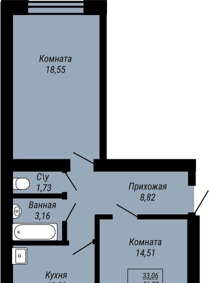 квартира г Иваново р-н Ленинский Юбилейный жилой комплекс фото 1