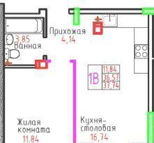 квартира г Тольятти р-н Автозаводский ул Маршала Жукова 60 ЖК «Жуков» фото 4