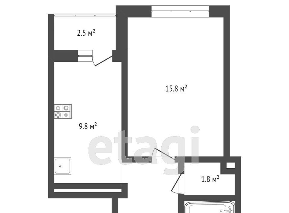 квартира г Ростов-на-Дону р-н Ворошиловский Северный б-р Комарова 20в фото 2