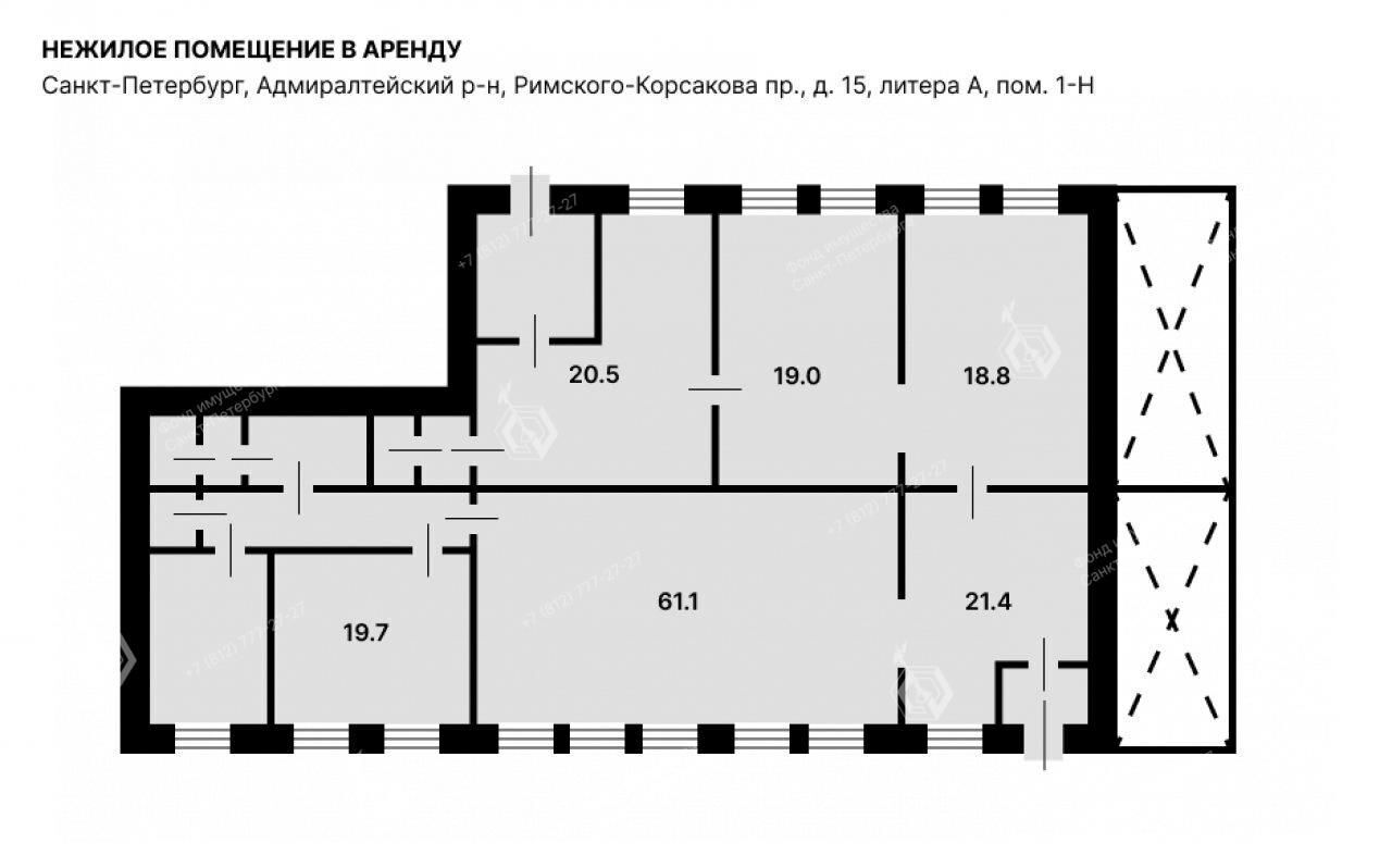 свободного назначения г Санкт-Петербург метро Садовая р-н Адмиралтейский пр-кт Римского-Корсакова 15 фото 8