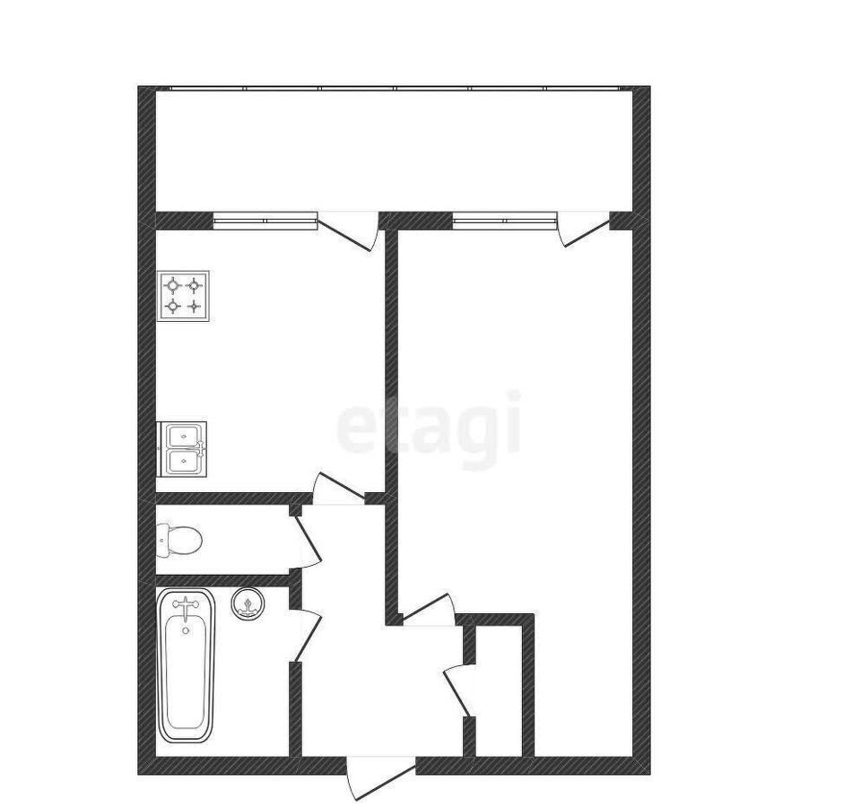 квартира г Кострома р-н Центральный ул Сусанина Ивана 54/17 фото 9