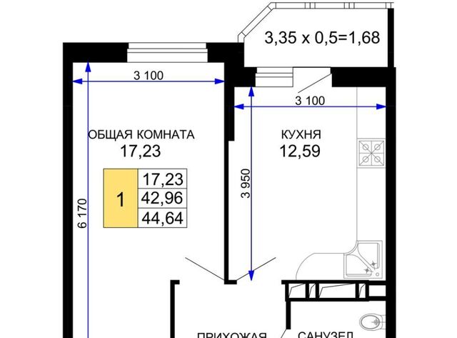 р-н Прикубанский мкр им Петра Метальникова ЖК «Лучший» фото