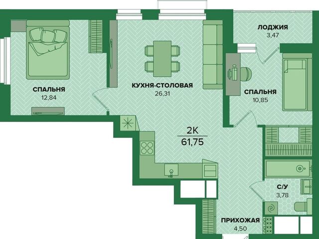 р-н Центральный 2», квартал «Б» фото