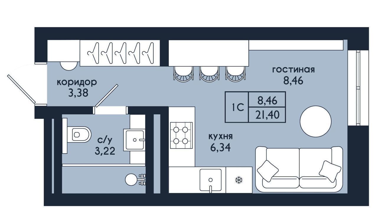 квартира г Уфа р-н Советский ул Пархоменко ЖК СИРИУС з/у 133 фото 1