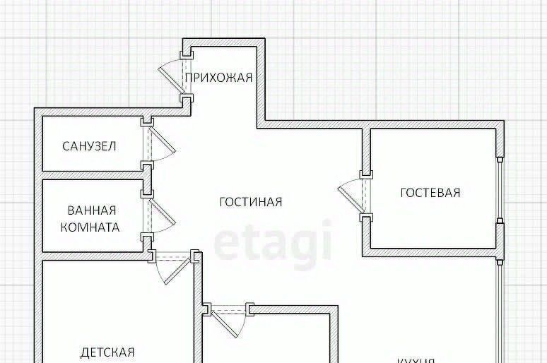 квартира г Владивосток р-н Первомайский ул Феодосийская 46 ЖК «Меридианы Патрокла» фото 30