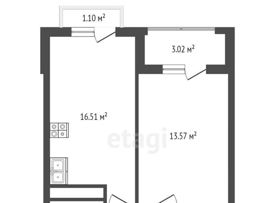 квартира р-н Симферопольский с Мирное ул Славы 50к/3 фото 1