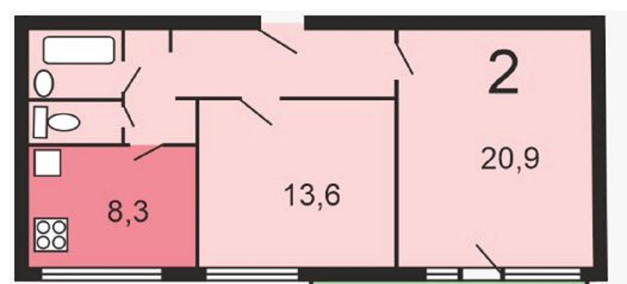 квартира г Москва метро Аминьевская ул Матвеевская 36к/2 фото 25