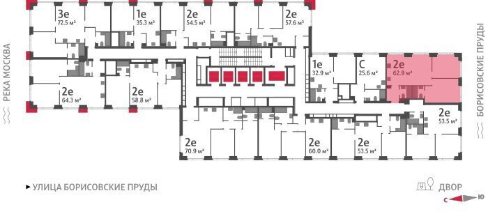 квартира г Москва метро Москворечье ЖК Вэйв 1 муниципальный округ Москворечье-Сабурово фото 2