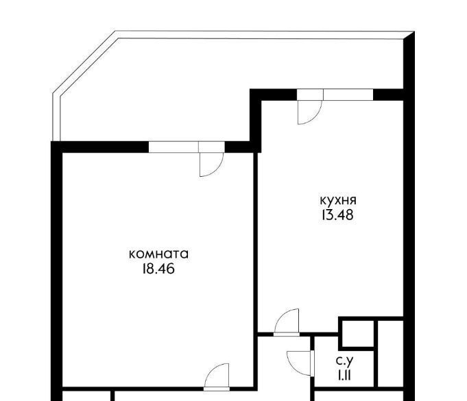 квартира г Краснодар р-н Прикубанский Фестивальный ул им. Тургенева 109 фото 13