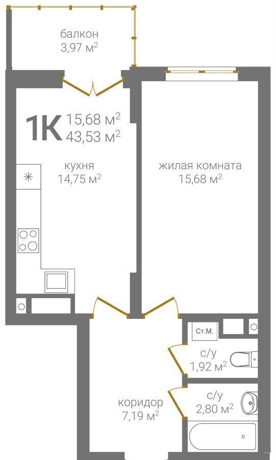 квартира г Нижний Новгород р-н Советский Горьковская ул 2-я Оранжерейная 1 фото 2