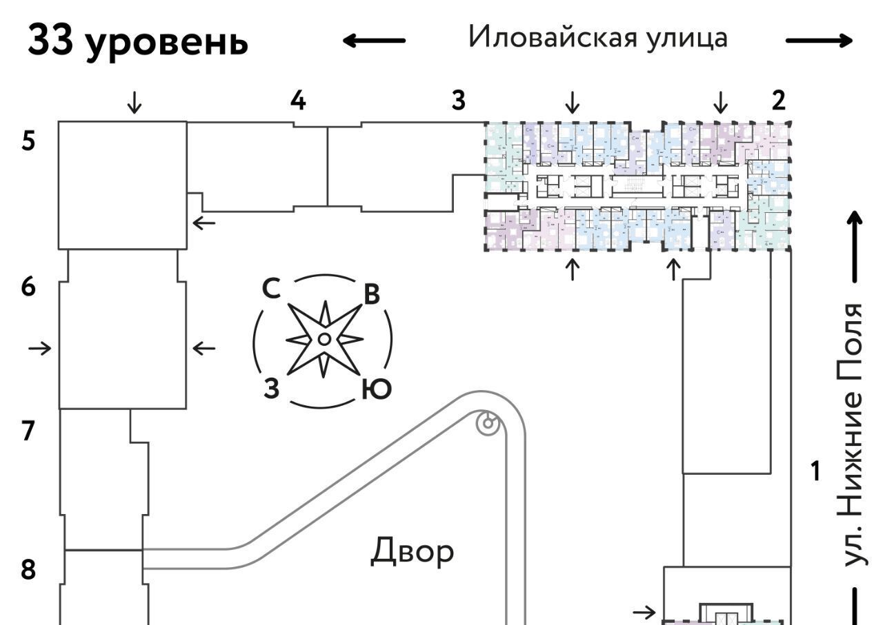 квартира г Москва Перерва ул Иловайская ЖК «Страна.Иловайская» муниципальный округ Марьино фото 2