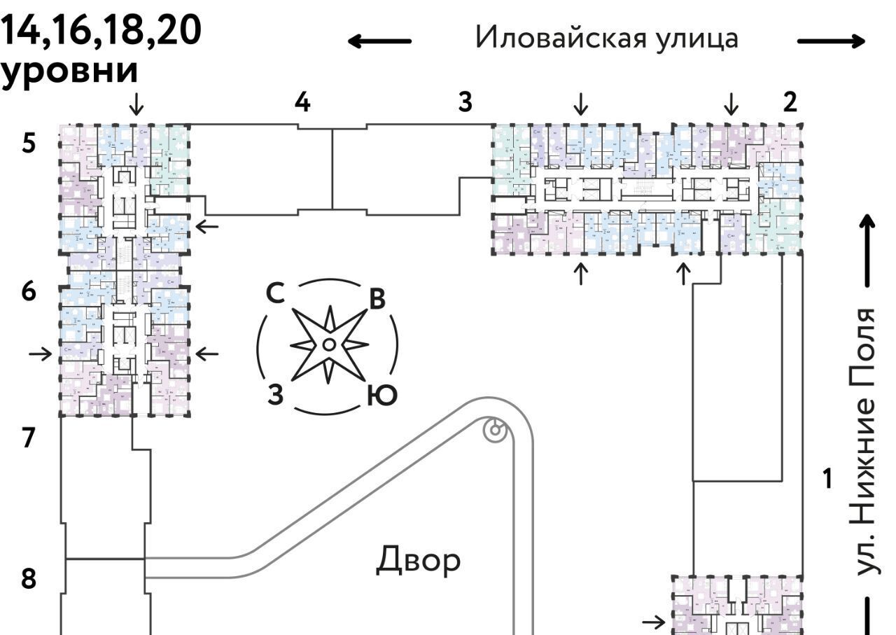 квартира г Москва Перерва ул Иловайская ЖК «Страна.Иловайская» муниципальный округ Марьино фото 2