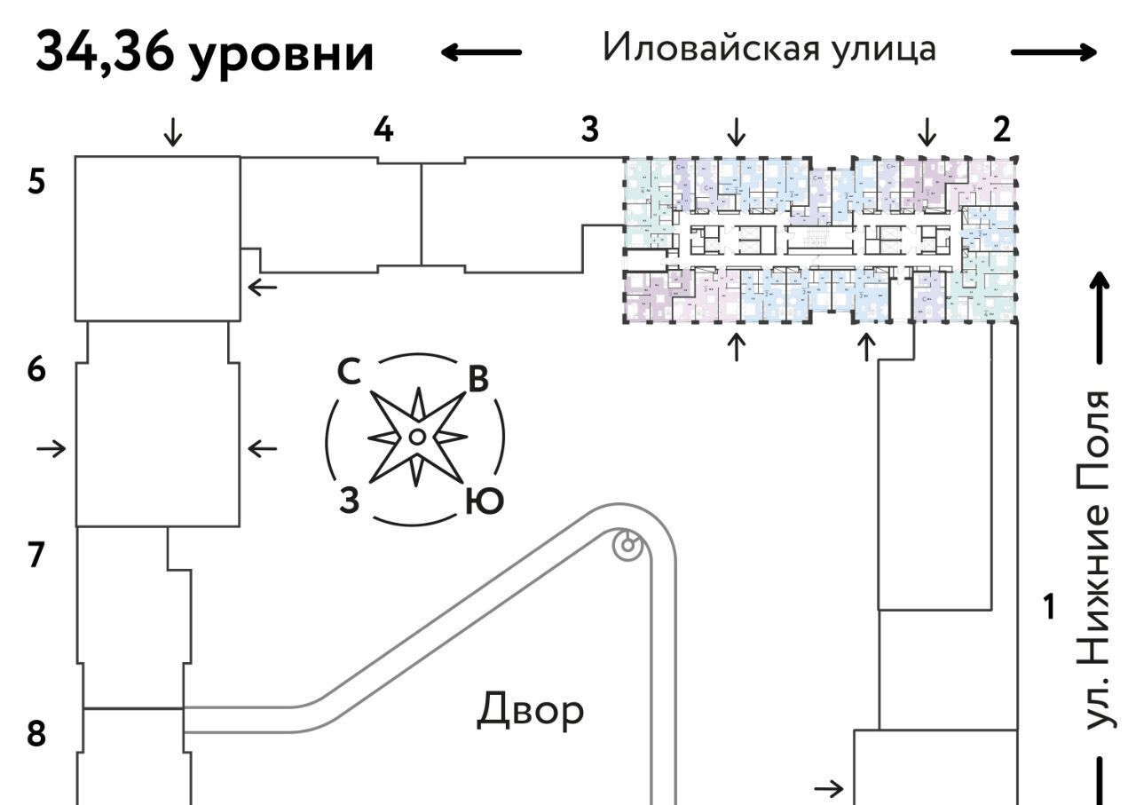 квартира г Москва Перерва ул Иловайская ЖК «Страна.Иловайская» муниципальный округ Марьино фото 2