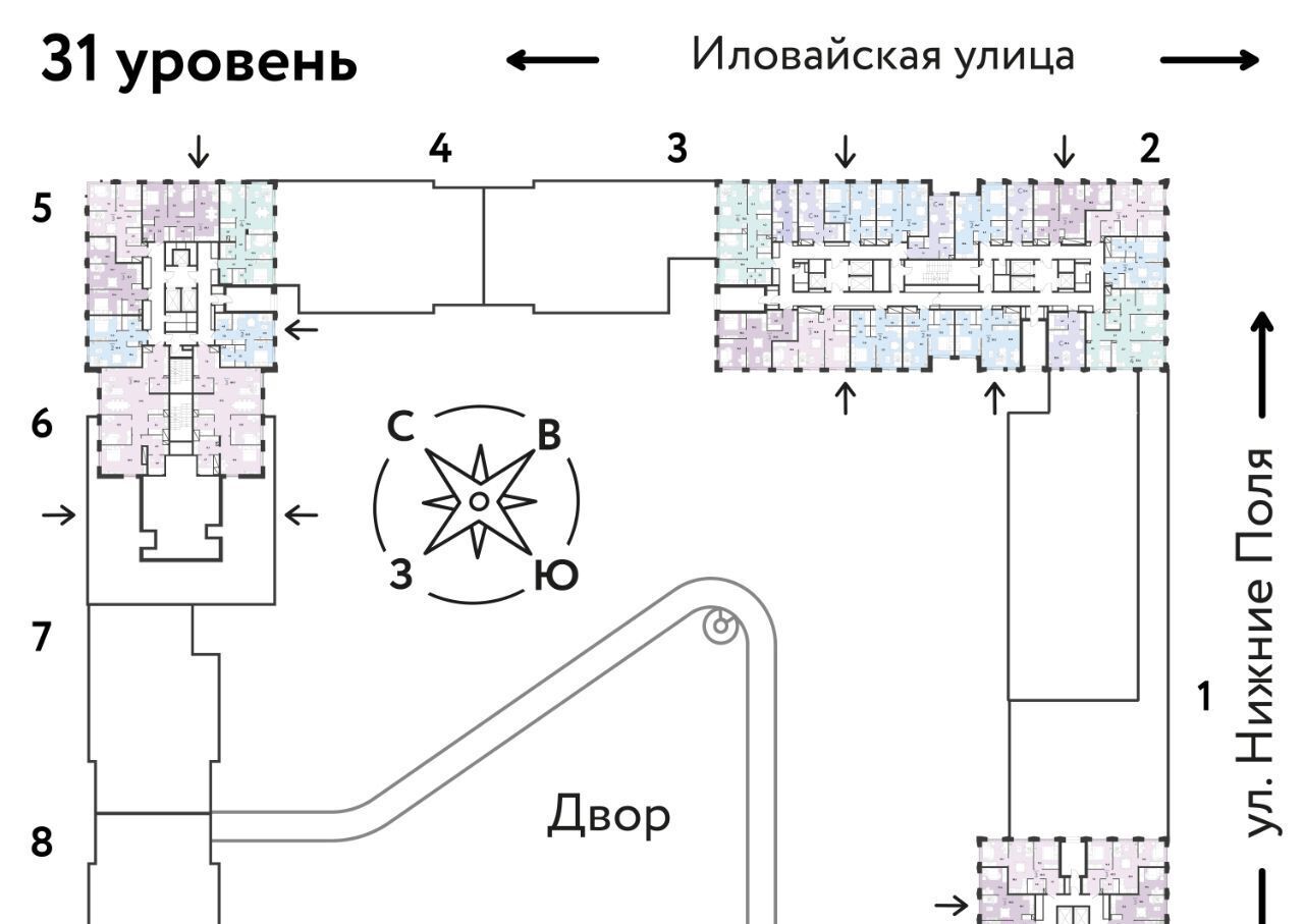 квартира г Москва Перерва ул Иловайская ЖК «Страна.Иловайская» муниципальный округ Марьино фото 2