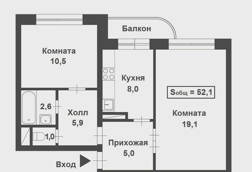 квартира г Санкт-Петербург метро Ладожская пр-кт Ударников 38к/2 округ Пороховые фото 29