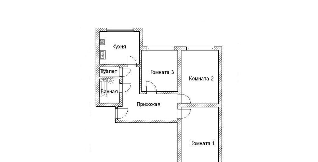 квартира г Москва ул Новаторов 10к/1 Новаторская фото 19