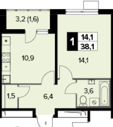 квартира г Москва метро Беломорская Молжаниновский ш Ленинградское 228к/3 фото 6