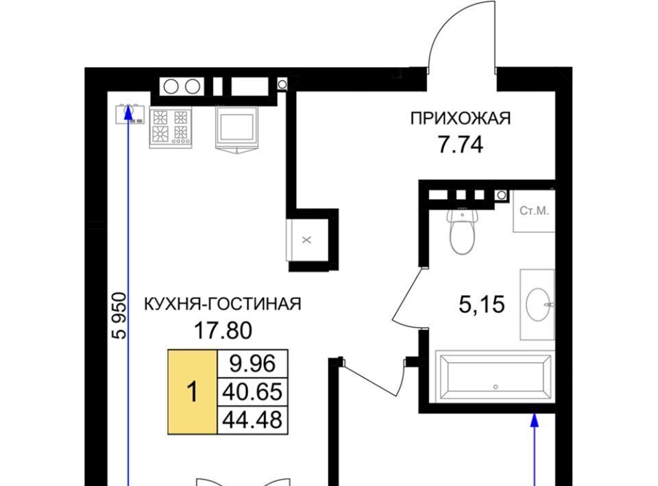 квартира р-н Гурьевский г Гурьевск ЖК «Включи» фото 1