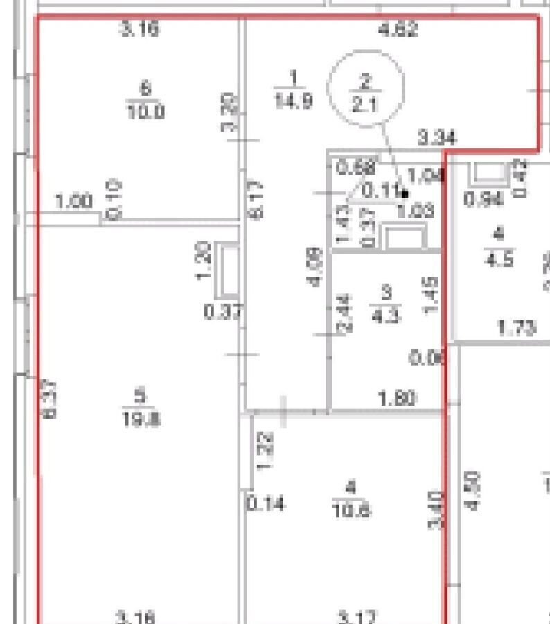 квартира г Тюмень р-н Калининский ул 9 Января 160к/1 фото 18