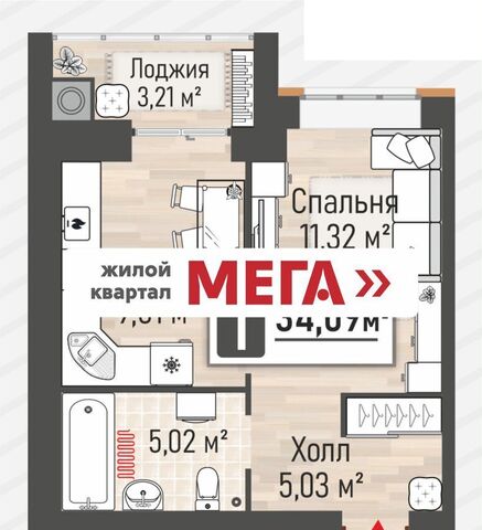 дом 5 ЖК «Мега» Рыбновское городское поселение фото