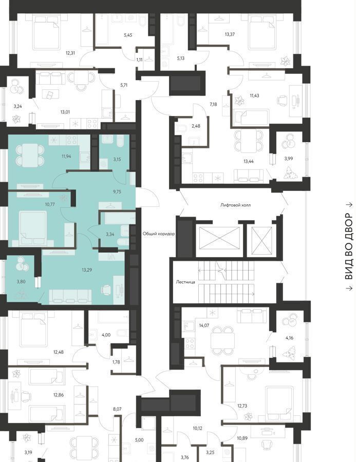 квартира г Екатеринбург Академический ул Вильгельма де Геннина 6/2 д. 3. фото 2