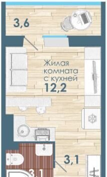 квартира г Новосибирск р-н Ленинский ул Спортивная 46 Мкр. «Чистая слобода» фото 1