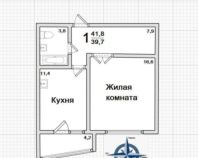 квартира г Благовещенск ул Набережная 50/2 фото 1