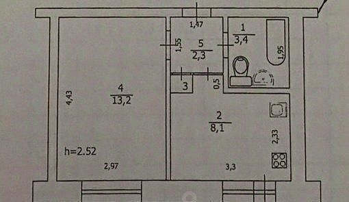 квартира г Казань р-н Московский ул Восстания 121а Казань, Северный Вокзал фото 7