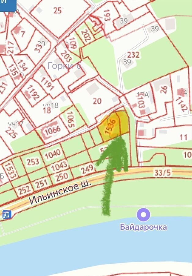 земля городской округ Красногорск 7 км, коттеджный пос. Горки-6, Ильинское шоссе фото 1