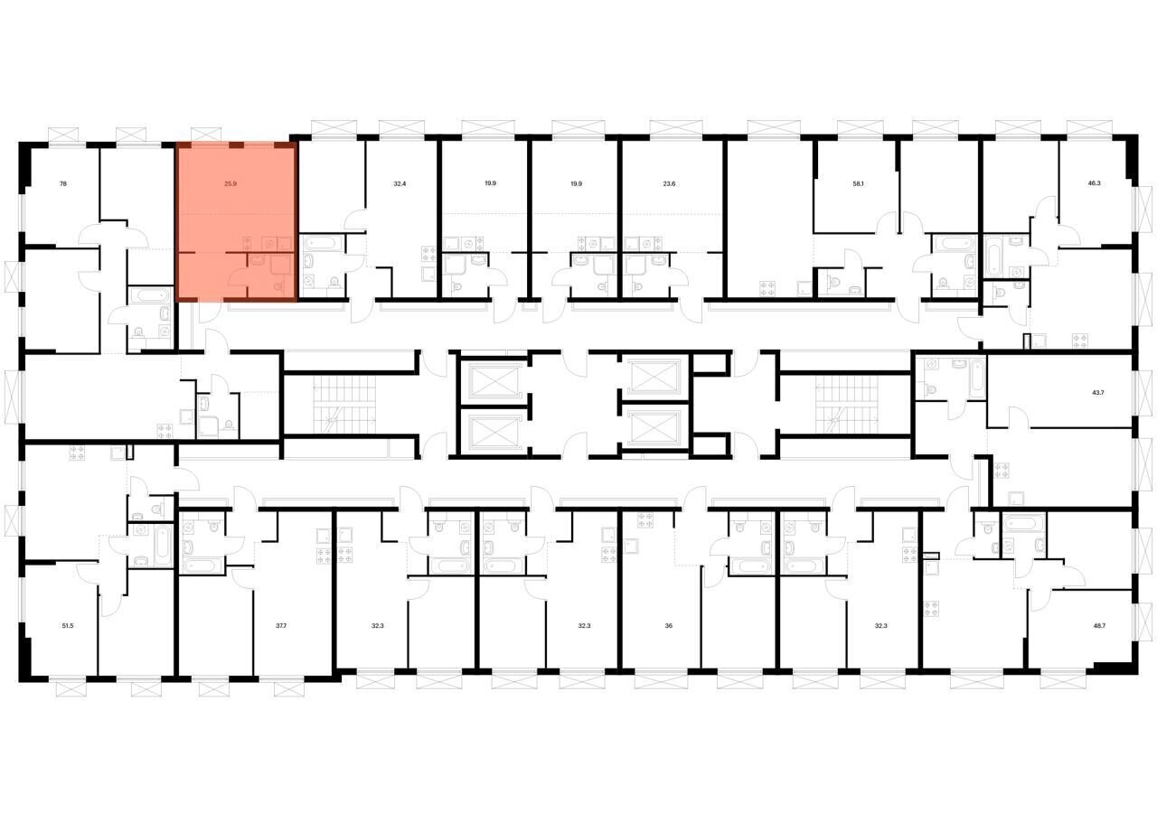 квартира г Москва ул Новая 1/10 Котельники, корп. 11-12, Московская область фото 2