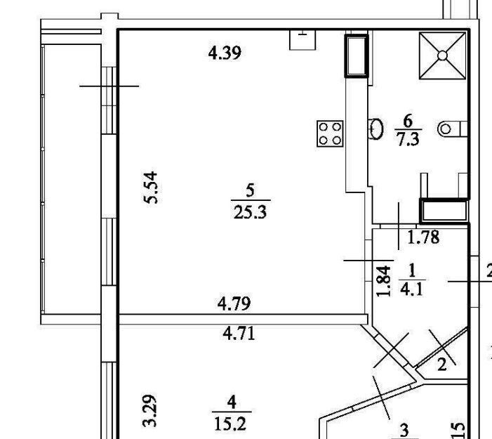 квартира г Санкт-Петербург метро Московская пр-кт Юрия Гагарина 63к/2 округ Звёздное фото 35