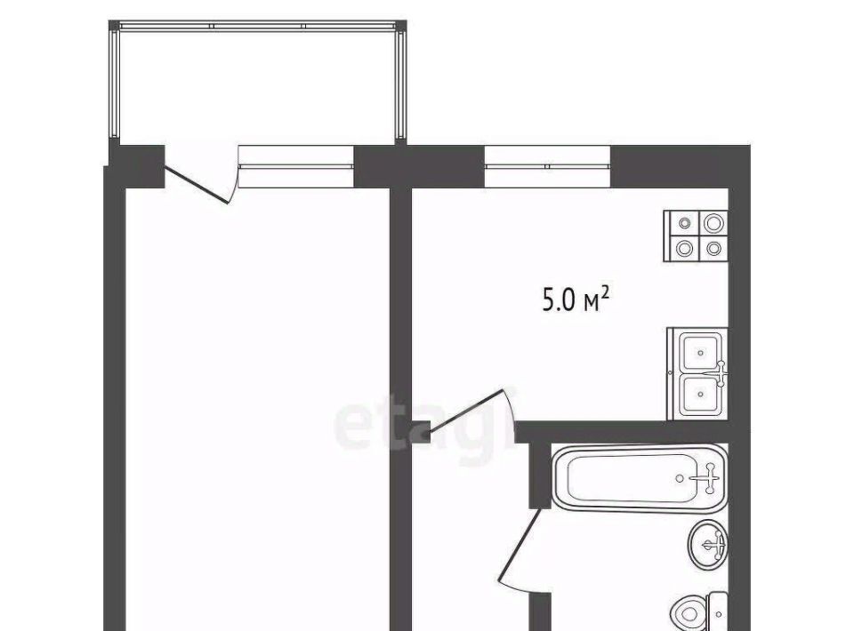 квартира г Лыткарино Томилино, 5-й мкр, 1-й кв-л, 12 фото 1