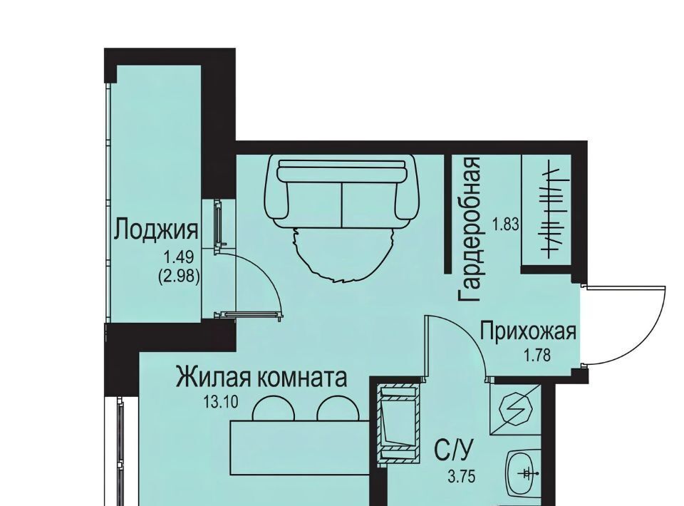 квартира р-н Всеволожский д Новосергиевка Заневское городское поселение, Улица Дыбенко фото 1