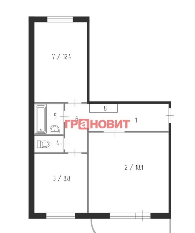 квартира г Новосибирск р-н Ленинский ул Полтавская 19 Площадь Маркса фото 2