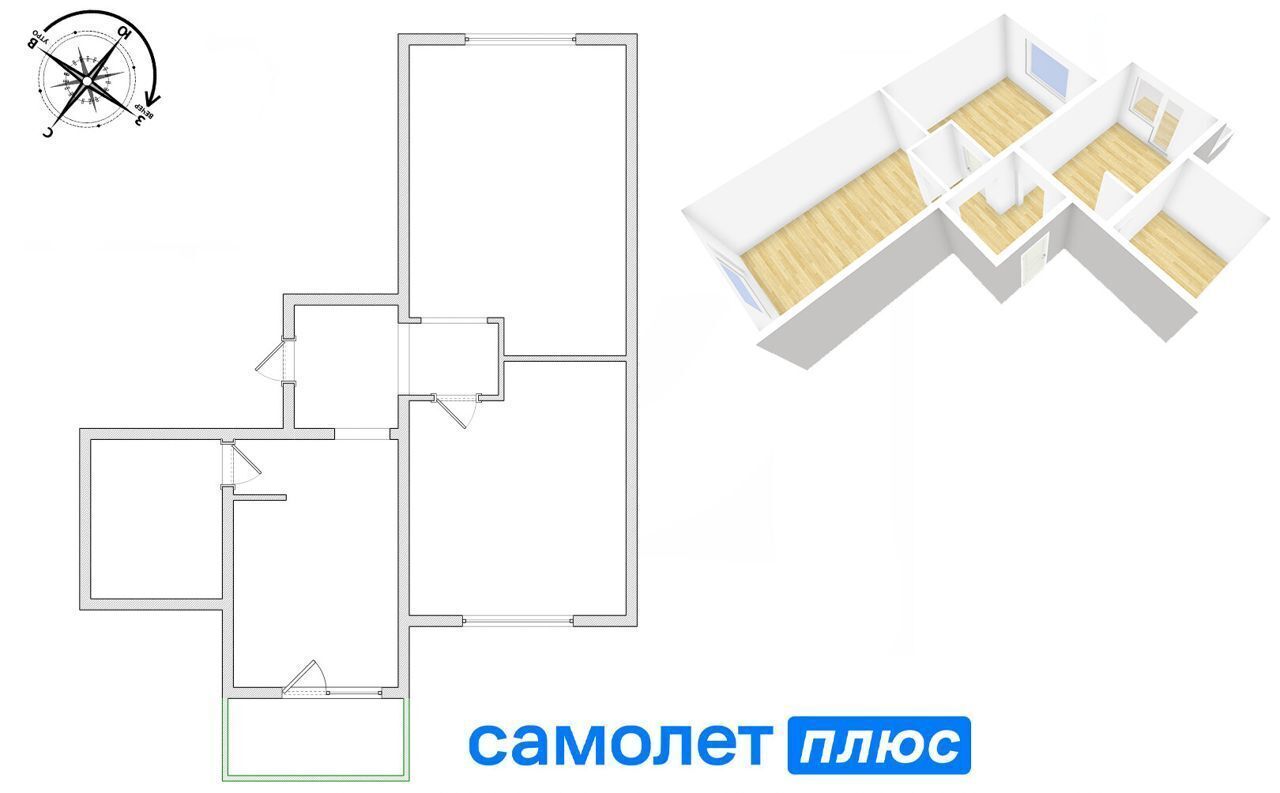 квартира г Кемерово р-н Заводский ул Ульяны Громовой 7а фото 30