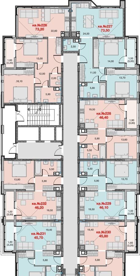 квартира г Калининград р-н Ленинградский ул Елизаветинская 47 ЖК «SunCity» фото 3