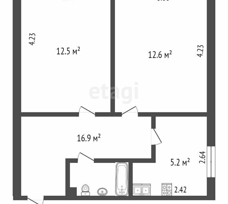 квартира г Омск ул Яковлева 143 Центральный АО фото 25