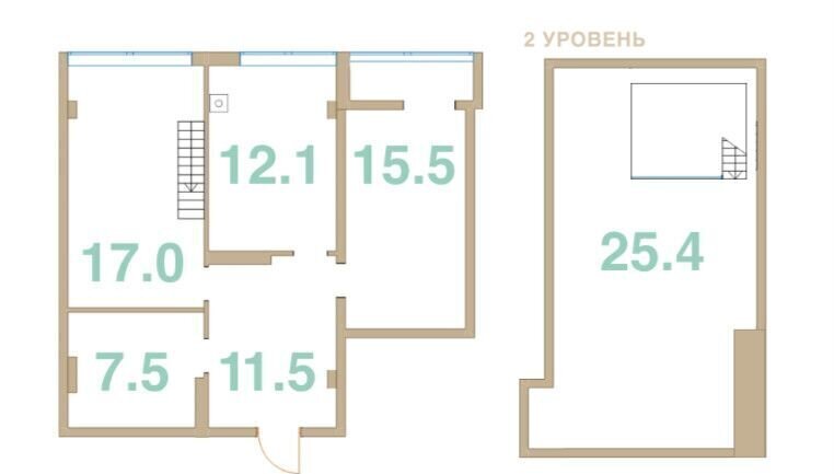 квартира г Новороссийск с Мысхако ул Шоссейная 27 корп. 2 фото 2