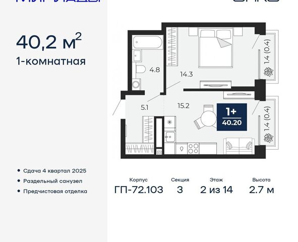 ЖК «Мириады» Ленинский административный округ фото