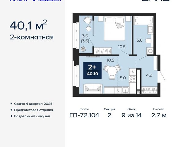 ЖК «Мириады» Ленинский административный округ фото