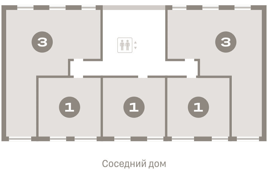 квартира г Тюмень ЖК «Октябрьский на Туре» Калининский административный округ фото 3