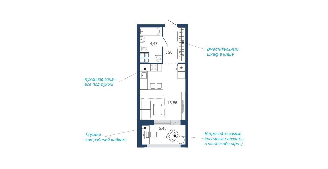 квартира г Липецк р-н Советский микрорайон «Елецкий» II-12 фото 1