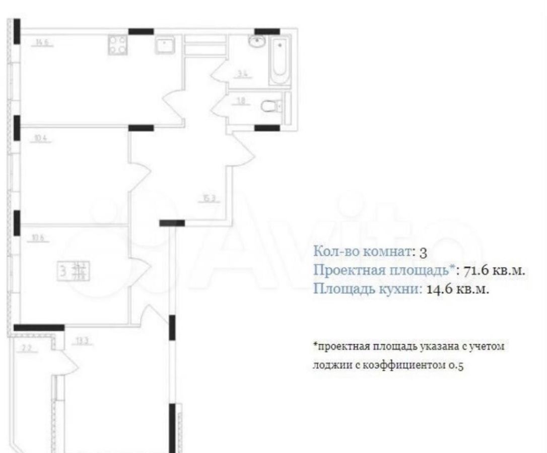 квартира г Владимир р-н Фрунзенский ул Добросельская 188в ЖК «Добросельский» фото 15