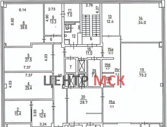 офис г Москва метро Добрынинская ул Люсиновская 36/50 фото 10