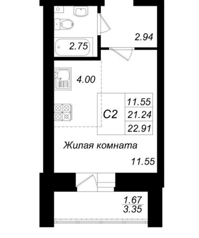 ул М.Ф.Гайсина 2 ЖК «Радужный-2» Козья слобода фото