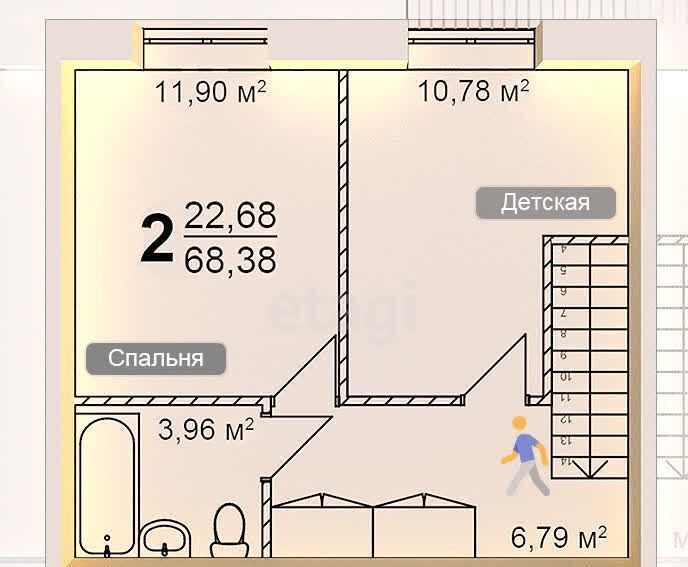 дом р-н Новоусманский с Новая Усмань ул 70 лет Победы 6а Усманское 1-е сельское поселение фото 27