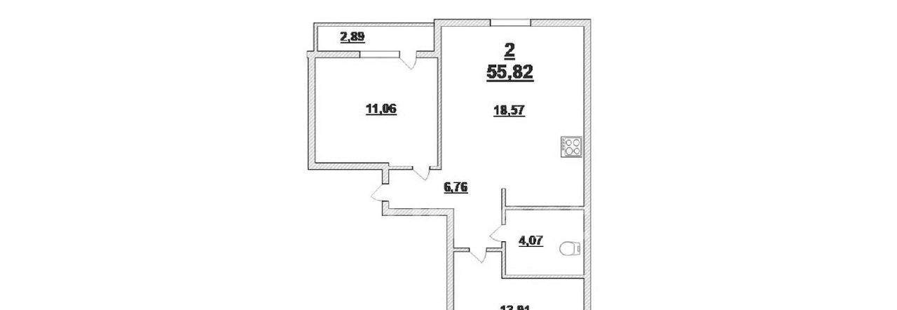 квартира г Калининград р-н Ленинградский ул Согласия 53б фото 6