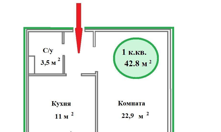 квартира г Люберцы ул Авиаторов 2к/2 Котельники, 115-й кв-л фото 13