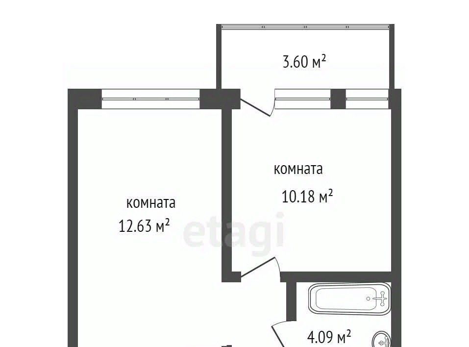 квартира г Тюмень р-н Ленинский ЖК «Чаркова 72» 2/2 фото 2