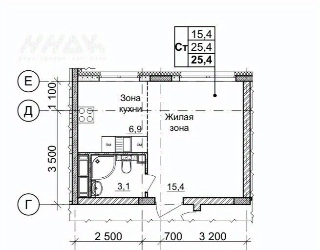 квартира г Нижний Новгород Горьковская пр-кт Героев Донбасса 15 фото 14